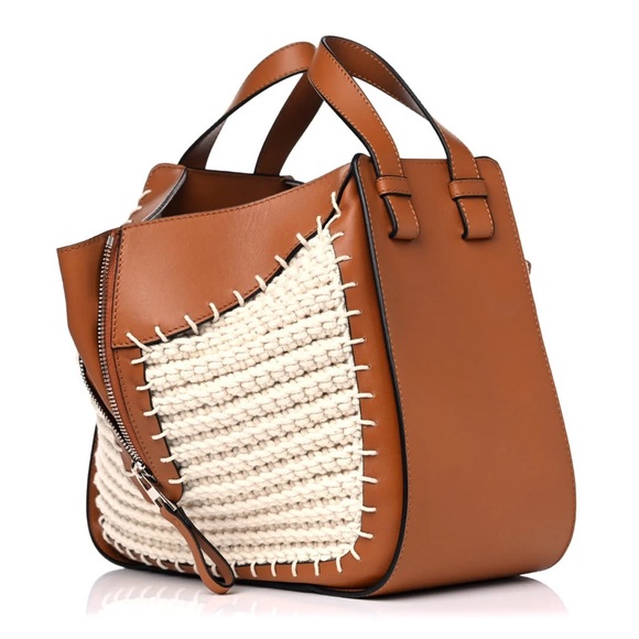 Loewe Hammock Crochet and Leather Handbag - BRAND NEW! - Picture 1 of 7